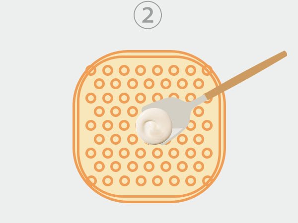 Spread and Freezen the Food