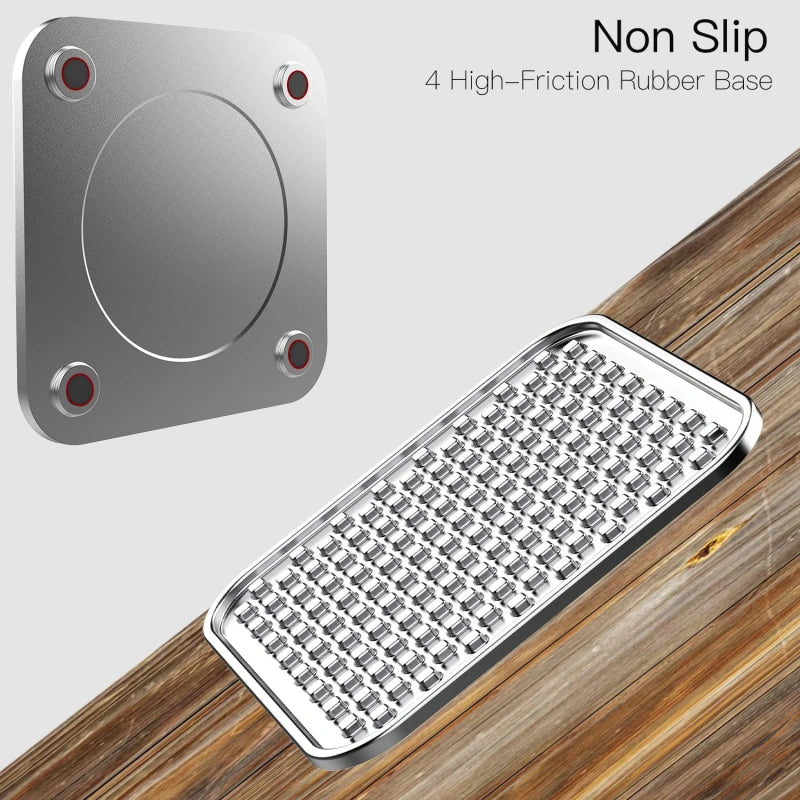 Stainless Steel Lick Mat for Dogs & Cats – Chew-Resistant, Non-Slip Slow Feeder