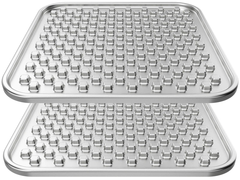 Stainless Steel Lick Mat for Dogs & Cats – Chew-Resistant, Non-Slip Slow Feeder