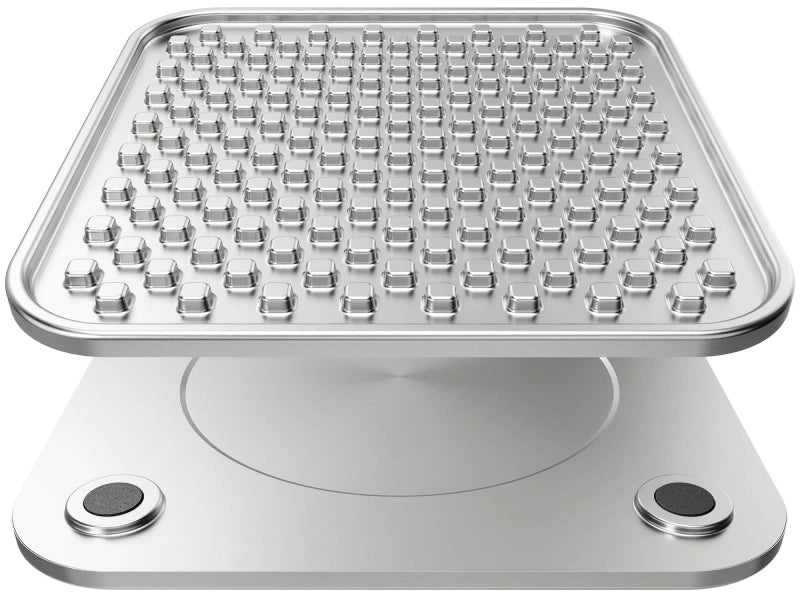 Stainless Steel Lick Mat for Dogs & Cats – Chew-Resistant, Non-Slip Slow Feeder